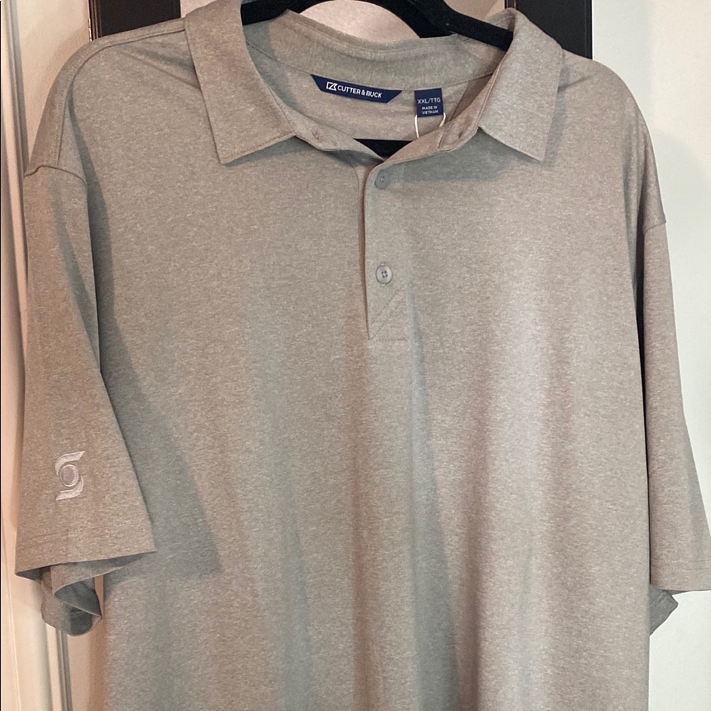 Cutter & Buck Gray Polo Shirt for Men